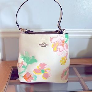 Coach Town Bucket Bag with dreamy land floral print